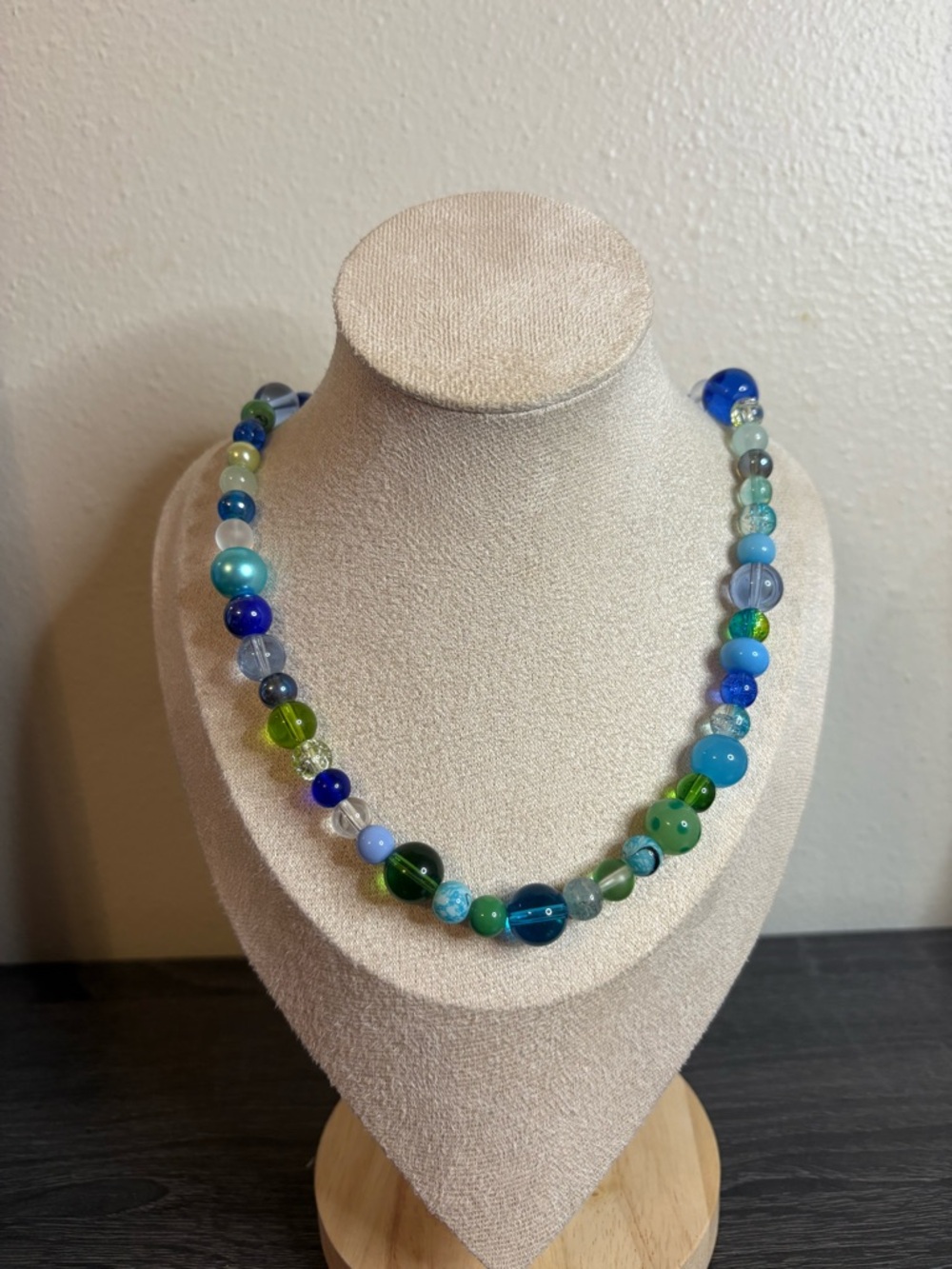 Handmade Colorful Chunky Beaded Necklace